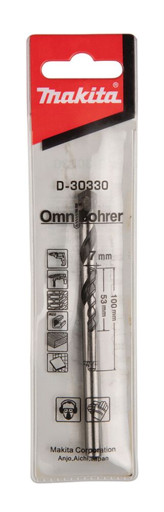 Monikäyttöporanterä Makita Omnibohrer 7 mm