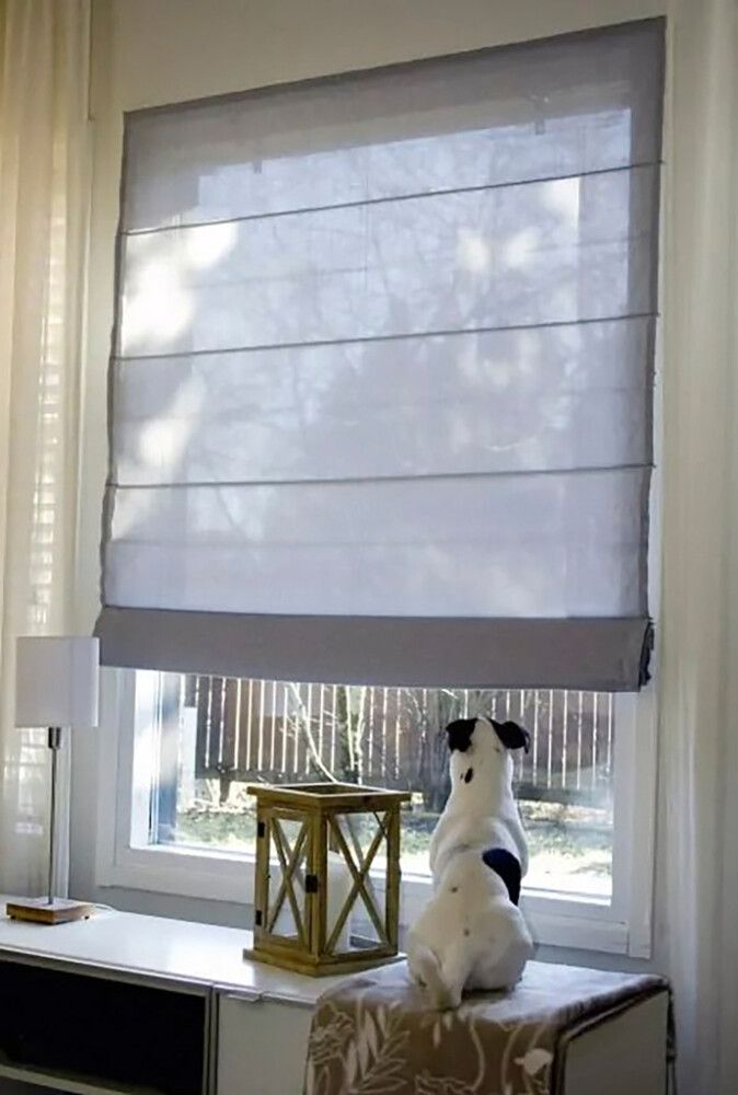 Laskosverho Ihanin Klaudia Harmaa 100 x 160 cm