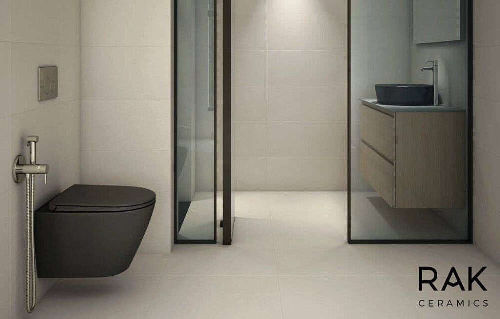 Seinä-WC RAK Ceramics Feeling mattamusta