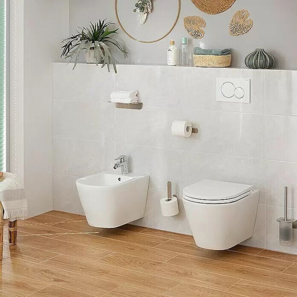 Seinä-WC RAK Ceramics Feeling Mattavalkoinen