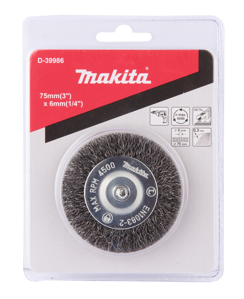 Laikkaharja porakoneelle Makita 75 mm