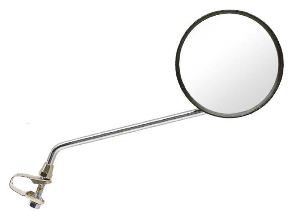 Pyörän taustapeili Cavo musta/hopea 10 cm