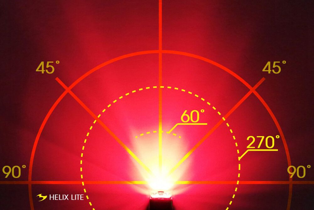 Ladattava LED-takavalo Moon Helix Lite 100 lm