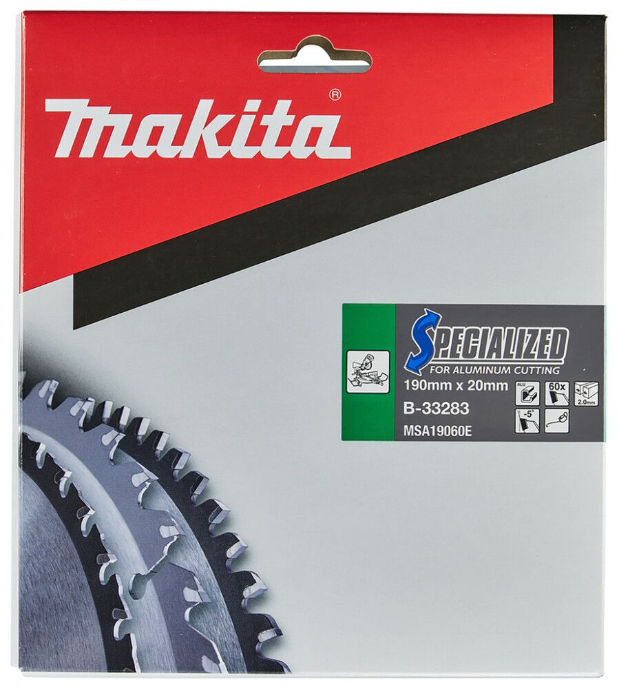 Pyörösahanterä Makita B-33283 Z-60 Ø 190 x 20 x 2 mm