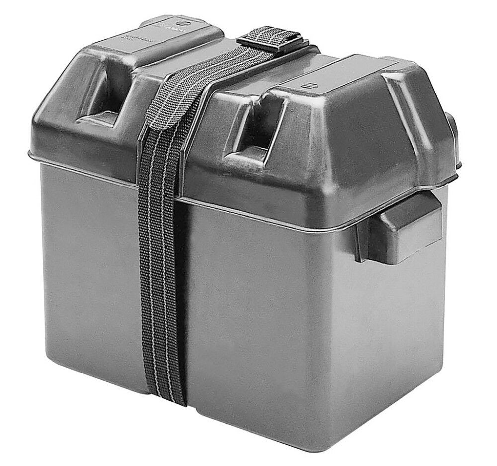 Akkukotelo ja kiristyshihna Easterner harmaa 28 x 19,5 x 20 cm