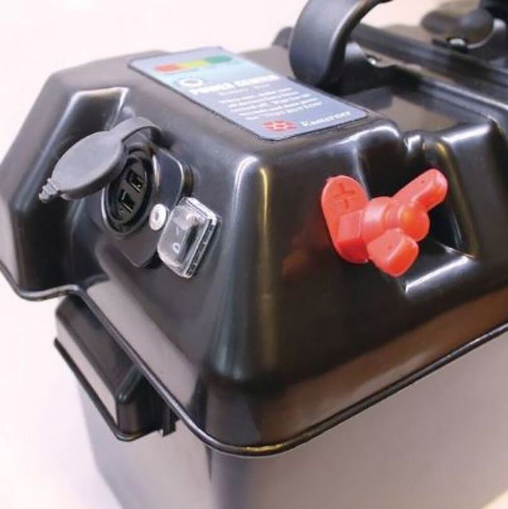 Akkukotelo Easterner tummanharmaa 42 x 23 x 33,5 cm