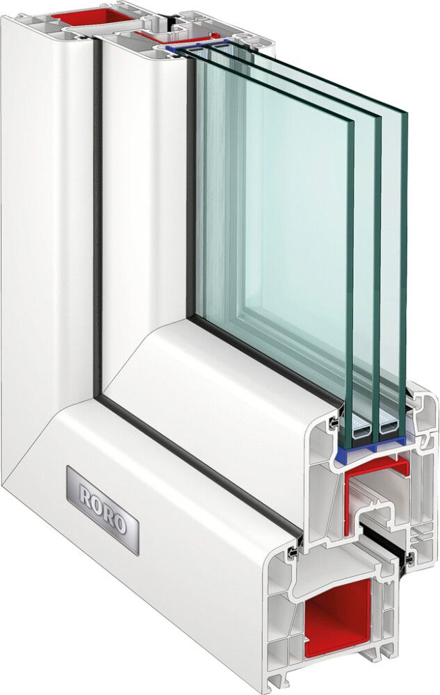 Parvekeovi Solid Elements PVC Valkoinen M10 x 21 Vasen