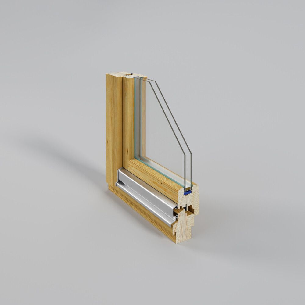Ikkuna Solid Elements HFE 1080 x 1180 mm Vasen