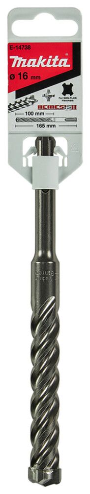Poranterä Makita SDS-PLUS 16 x 165 mm