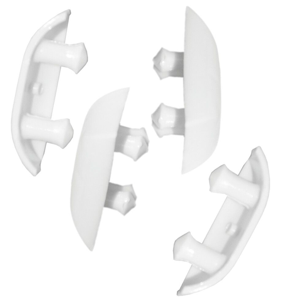 Peitelevy Solid Elements PVC-ikkunoille valkoinen 20 mm 4 kpl