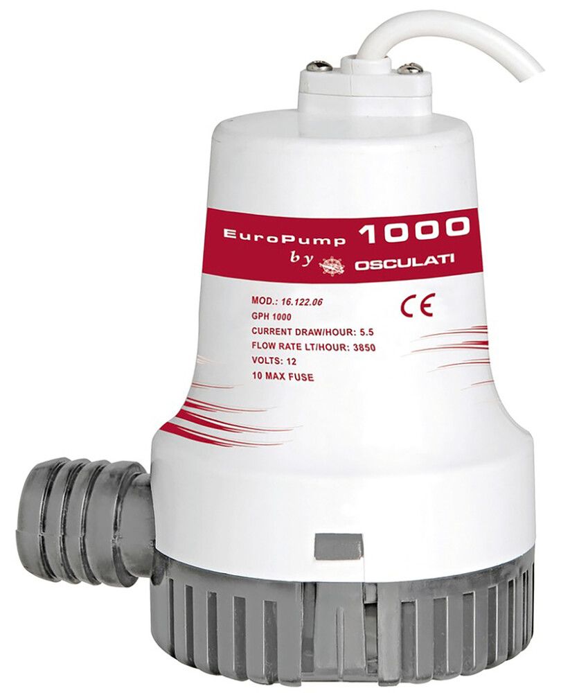 Pilssipumppu Osculati Europump II 1000 12 V