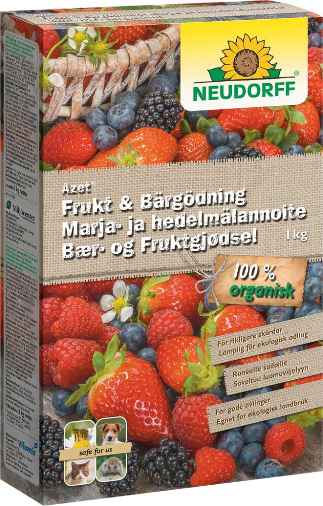 Marja- ja hedelmälannoite Neudorff Azet 1 kg