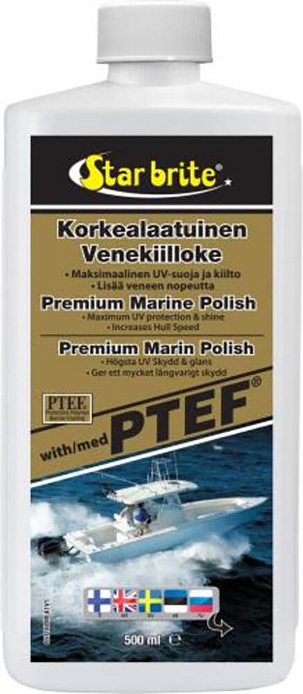Korkealaatuinen venekiilloke Star brite PTEF 500 ml