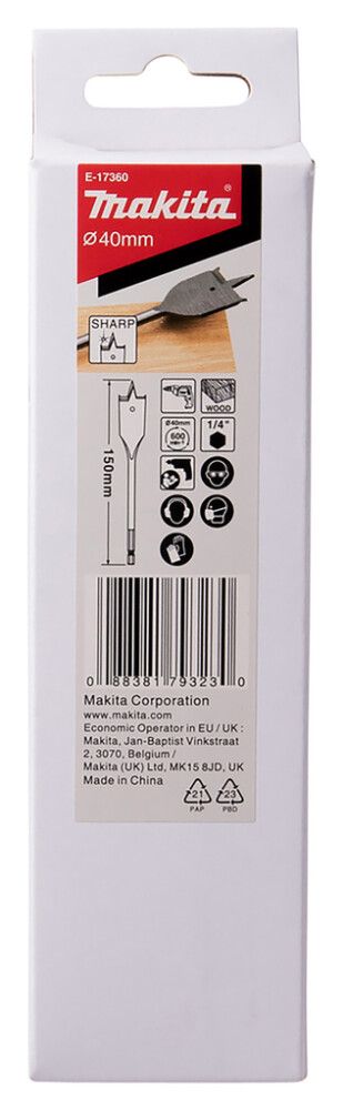 Lattapuuporanterä Makita 40 mm