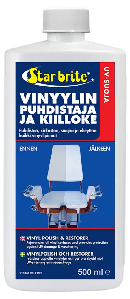 Vinyylin puhdistaja ja kiilloke Star brite 500 ml