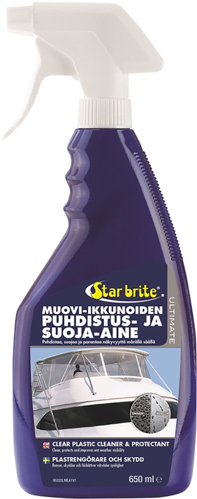 Muovi-ikkunoiden puhdistus- ja suoja-aine Star brite 0,65 l