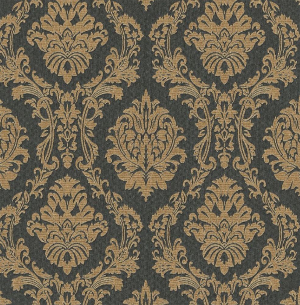 Kuitutapetti Erismann Versailles 10288-15 musta/kulta