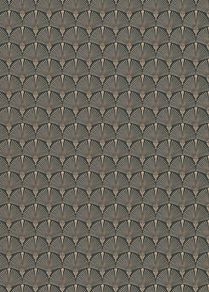 Kuitutapetti Erismann Versailles 10346-15 Musta/Kulta