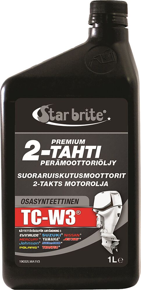 Premium 2-tahti perämoottoriöljy Star brite TC-W3 1 l