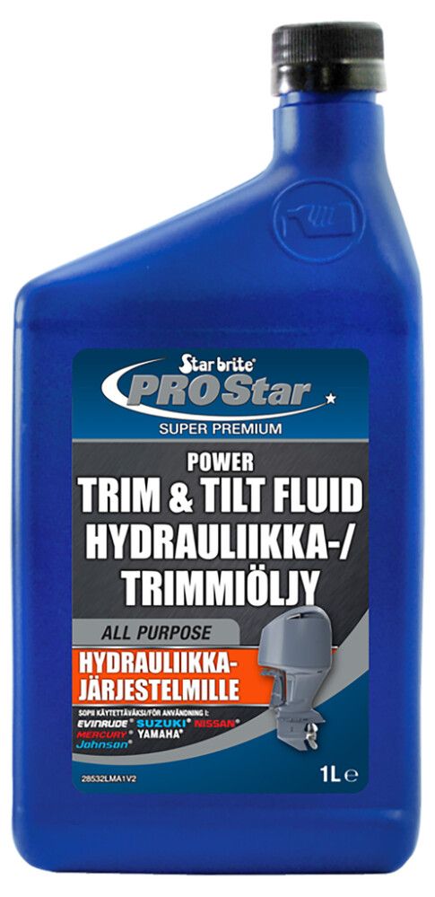Hydrauliikka- ja trimmiöljy Star brite 1 l