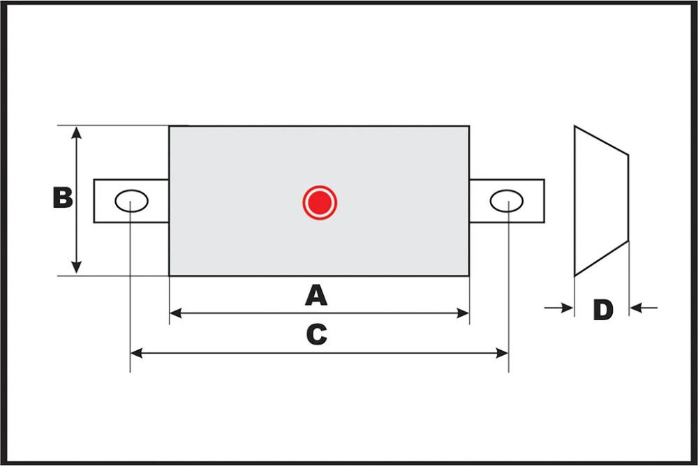 Runkoanodi Performance Metals Navalloy® 0,4 kg