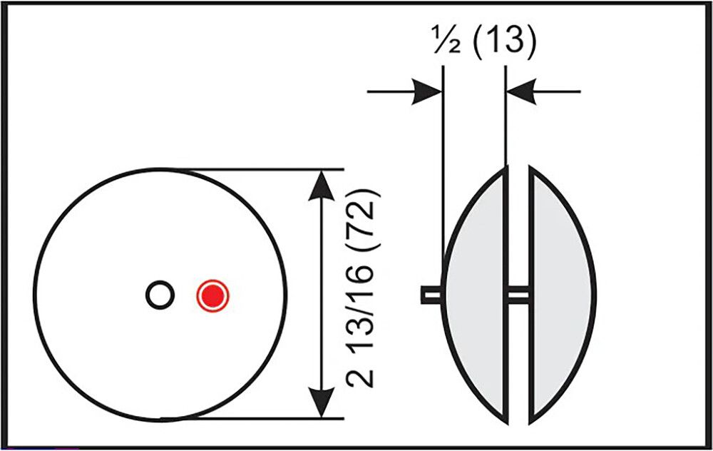Peräsinanodi Performance Metals Navalloy® Ø 2 13/16"