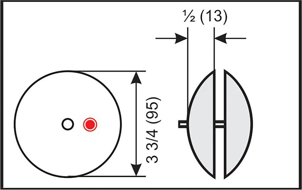 Peräsinanodi Performance Metals Navalloy® Ø 3 3/4"