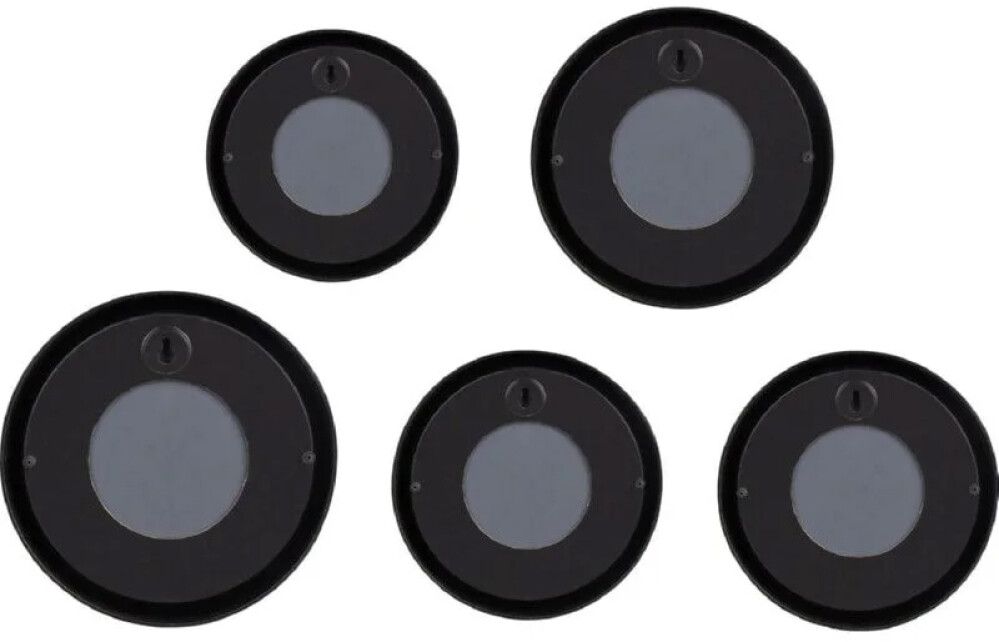 Sisustuspeilisetti Mirrors and More Lia Musta 5 kpl