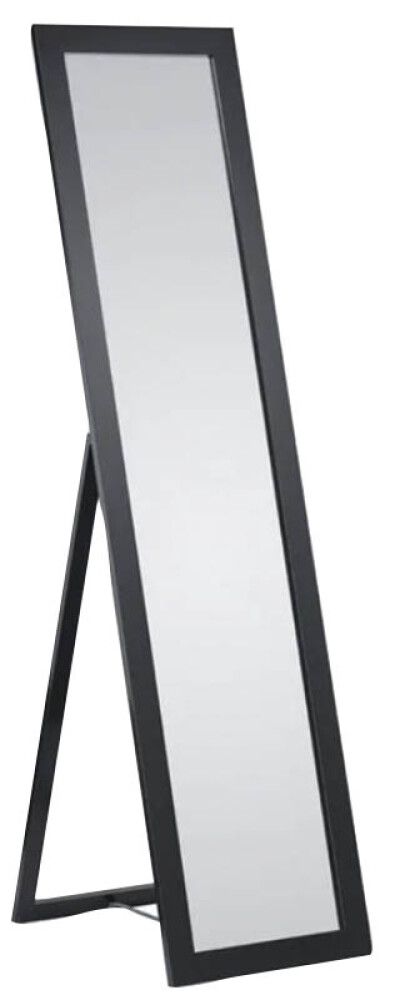 Lattiapeili Mirrors and More Tina Valkoinen 40 x 160 cm Musta