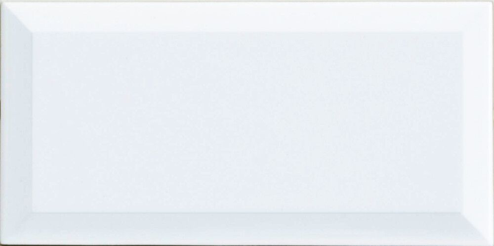 Seinälaatta Biselado Blanco Brillo 10 x 20 cm