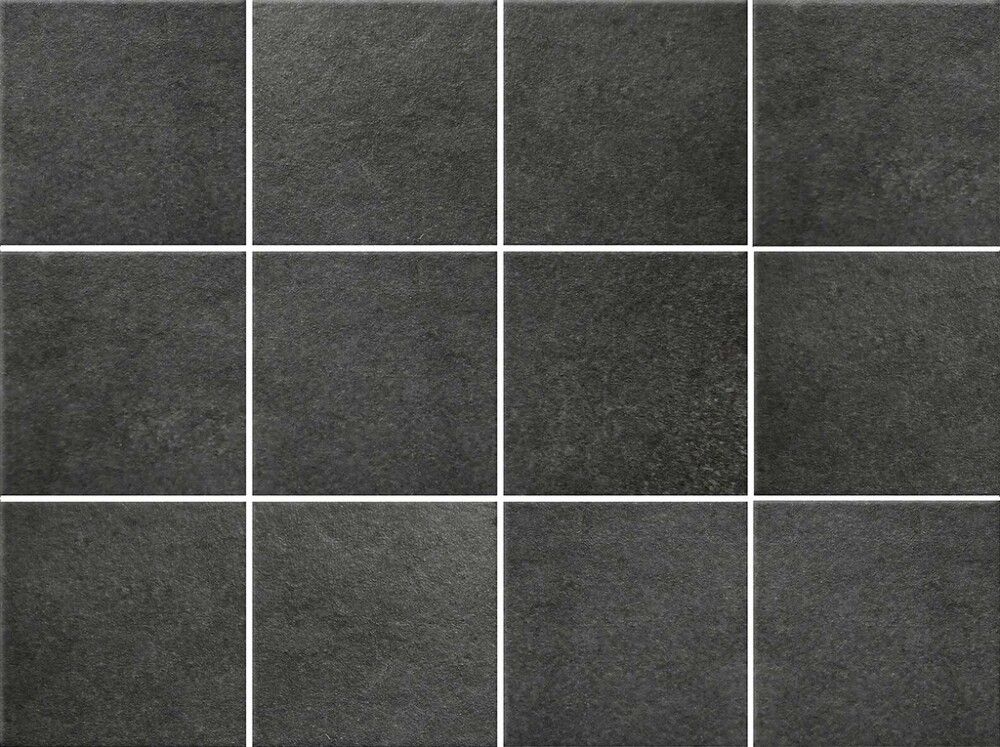 Lattialaatta Pukkila Europe mattamusta 10 x 10 cm