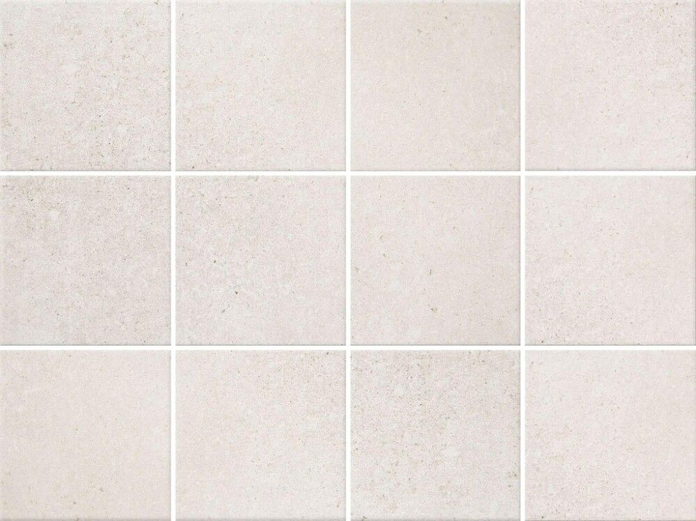 Lattialaatta Pukkila Europe mattavalkoinen 10 x 10 cm