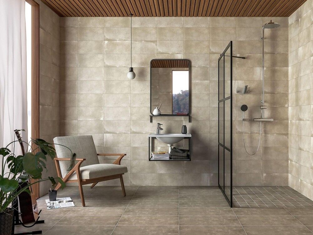 Seinälaatta Pukkila Europe matta beige 19,7 x 39,7 cm