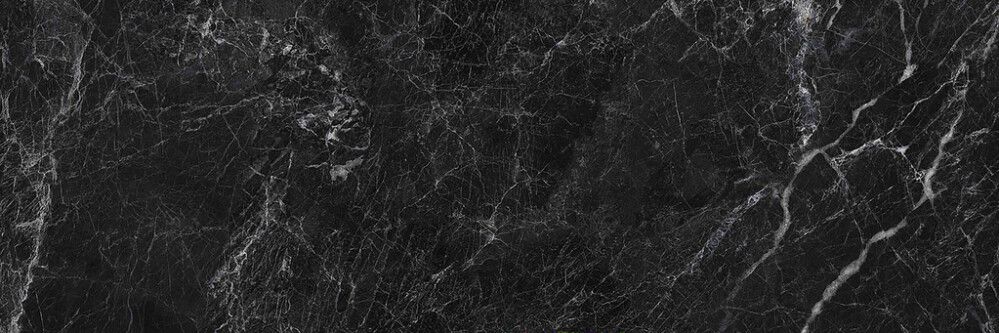 Seinälaatta LPC Palace Vulcano kiiltävä musta rektifioitu 30 x 90 cm