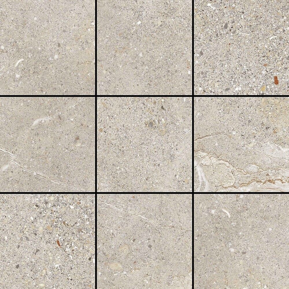 Seinä-/lattialaatta Pukkila Stone Age greige 10 x 10 cm