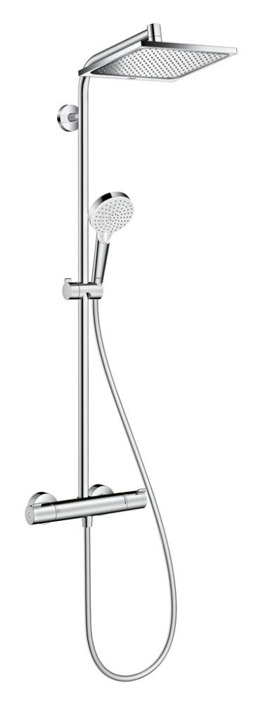 Suihkukokonaisuus Hansgrohe Crometta E Showerpipe 240 1jet kromi