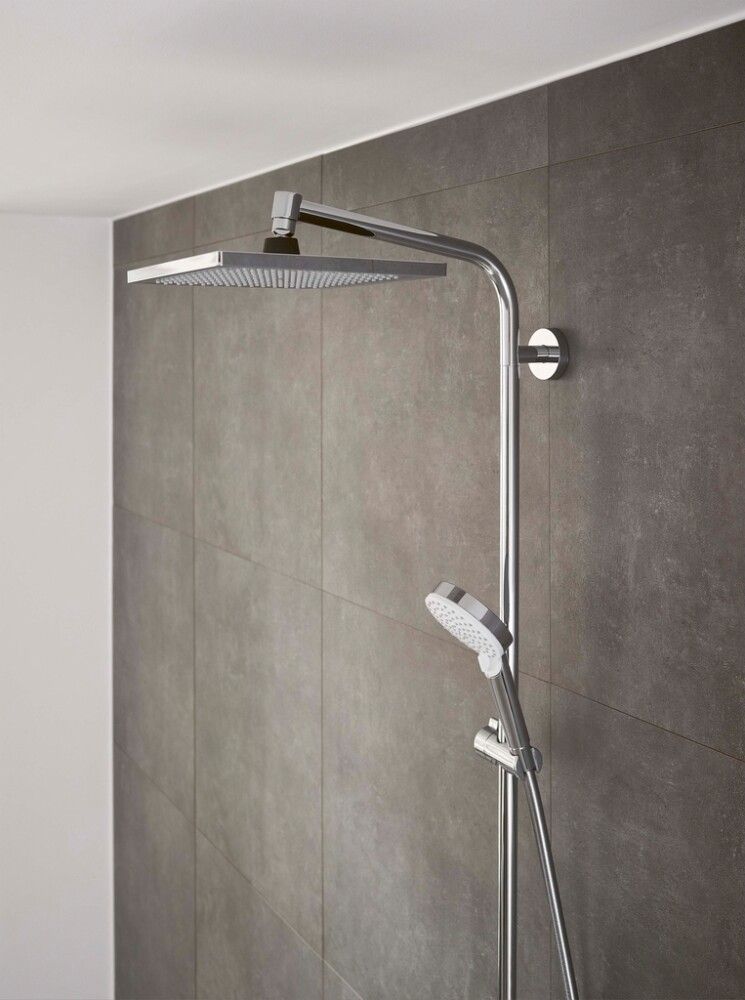 Suihkukokonaisuus Hansgrohe Crometta E Showerpipe 240 1jet kromi