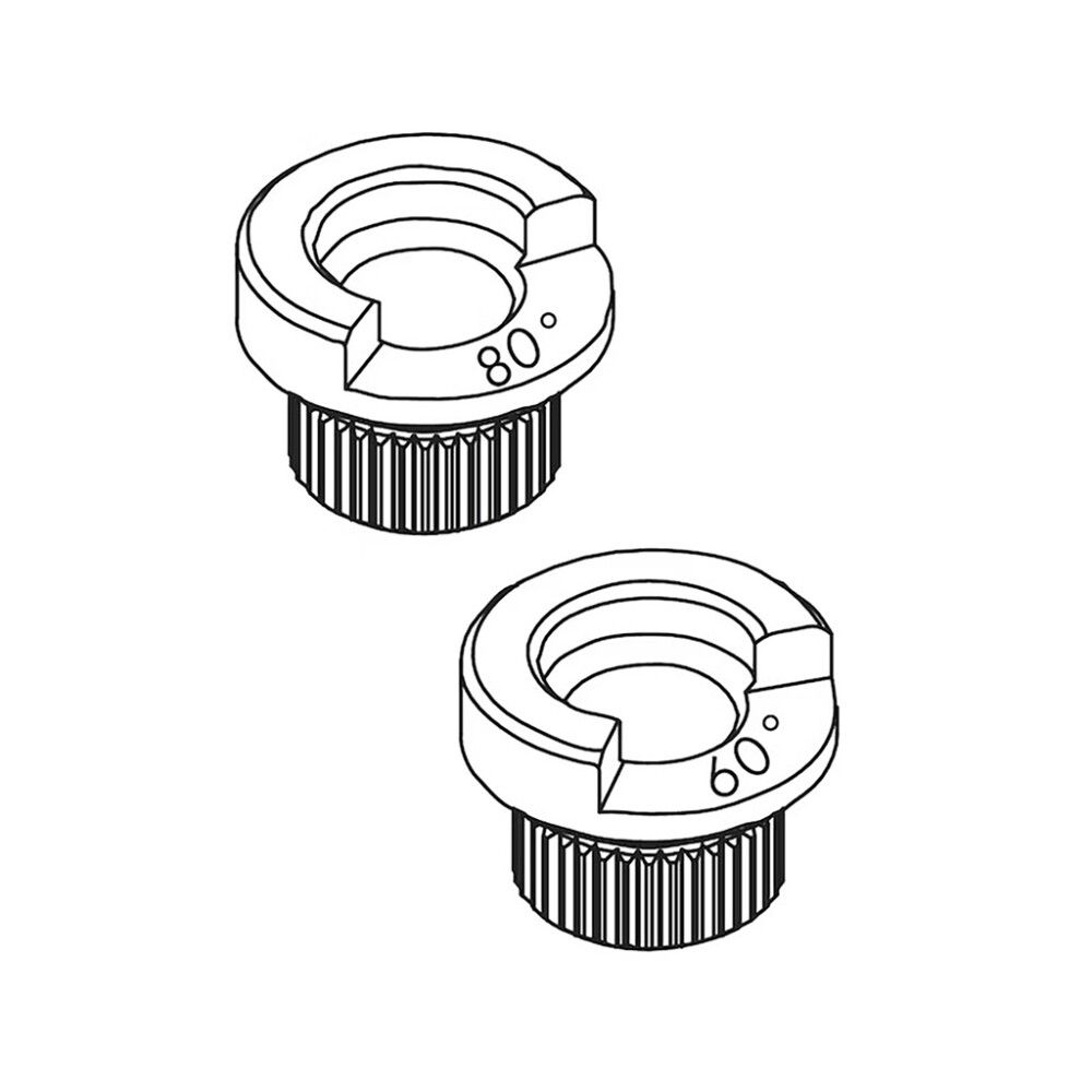 Keittiöhanan rajoitinsetti Hansgrohe 60° ja 80°