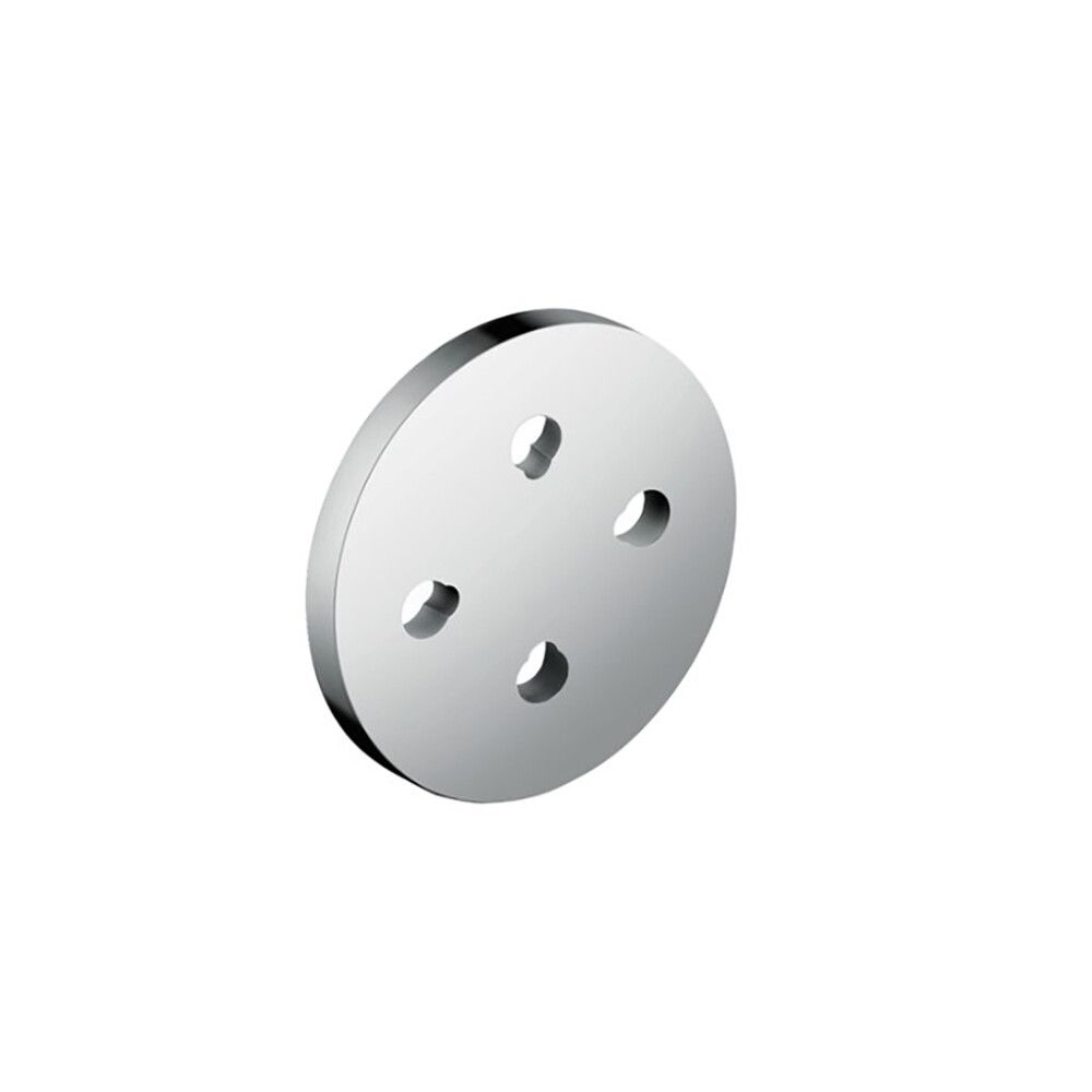 Korotuskappale Hansgrohe Showerpipen yläkiinnitykseen Kromi Ø 80 mm