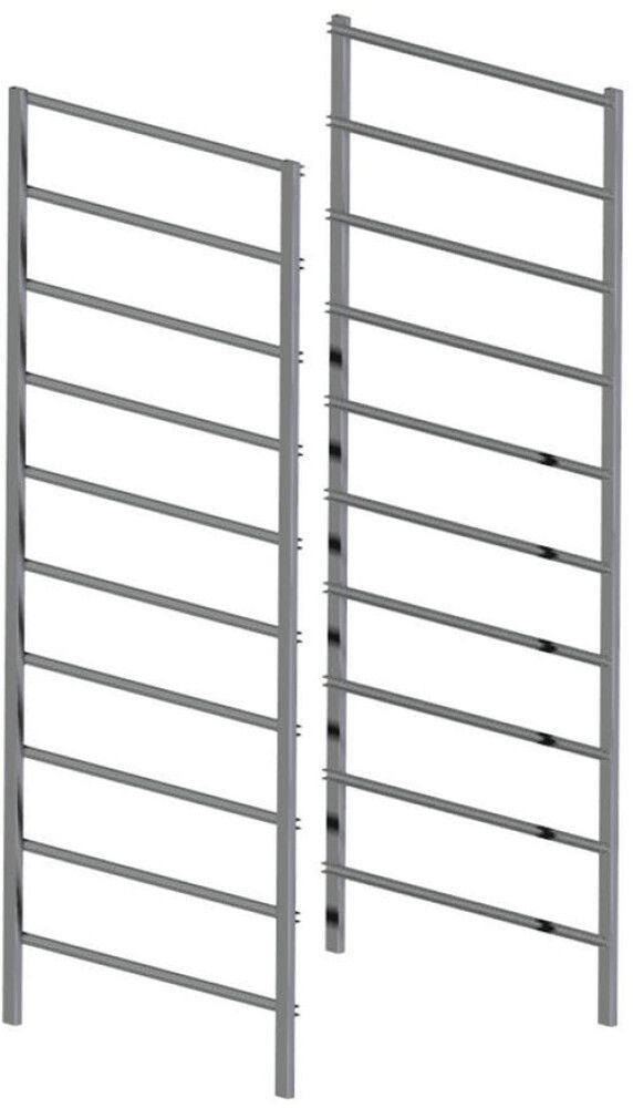 Telinepääty Lundbergs 10 Liukukiskoa Hopea 435mm