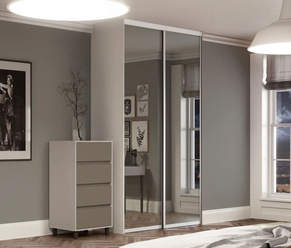 Liukuovisarja Lundbergs 1200 x 2318 mm Peili