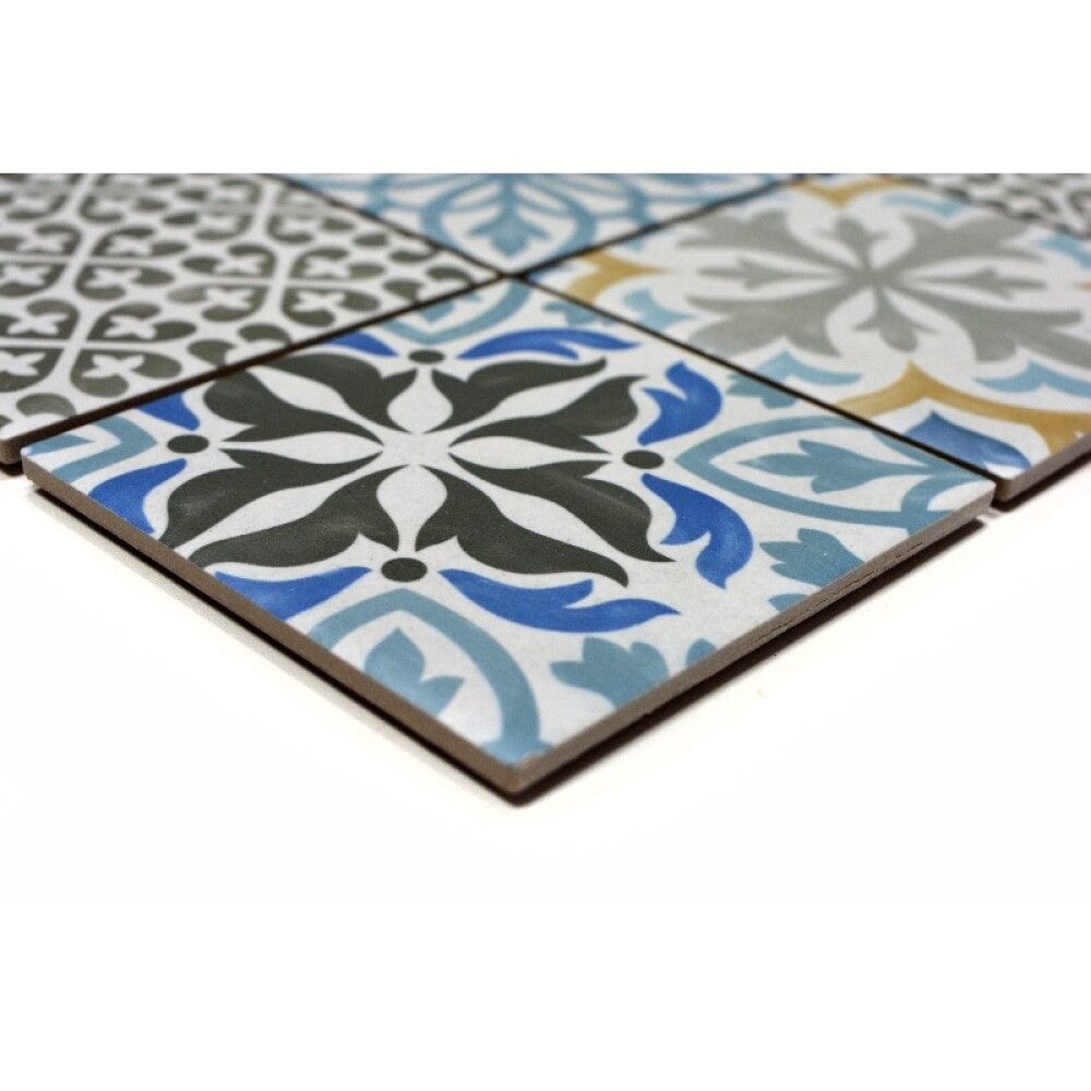 Mosaiikkilaatta Fliesen Quadrat Calssico Mix monivärinen 29,8 x 29,8 cm