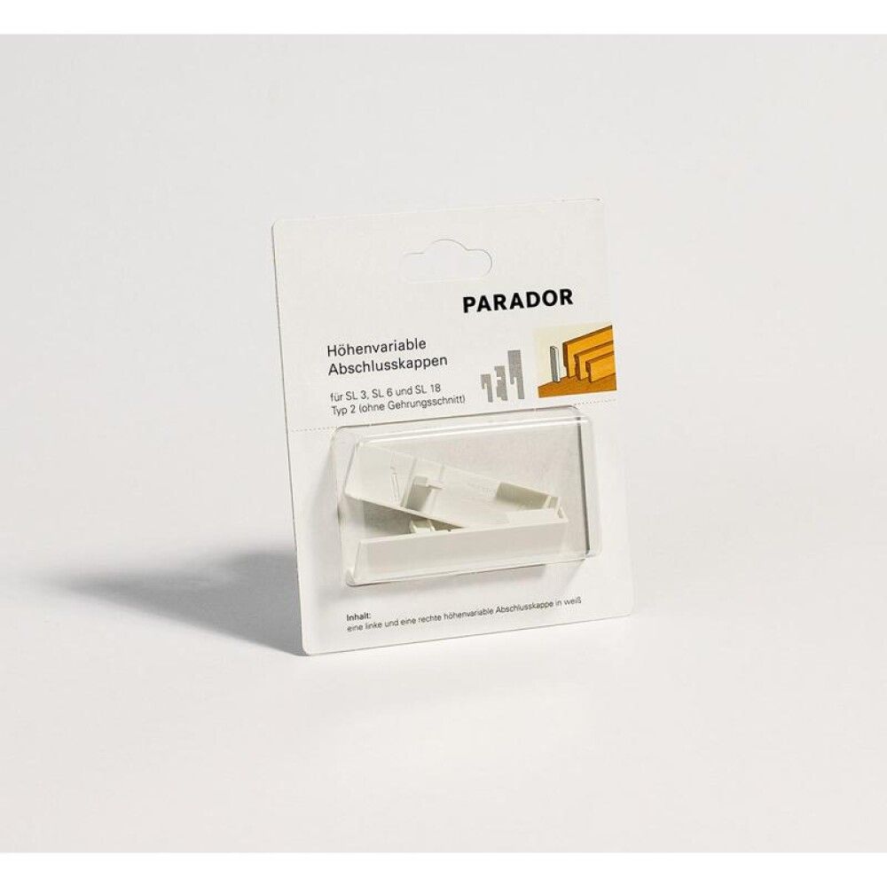Päätykappale Parador Type2 SL 3/6/18 valkoinen