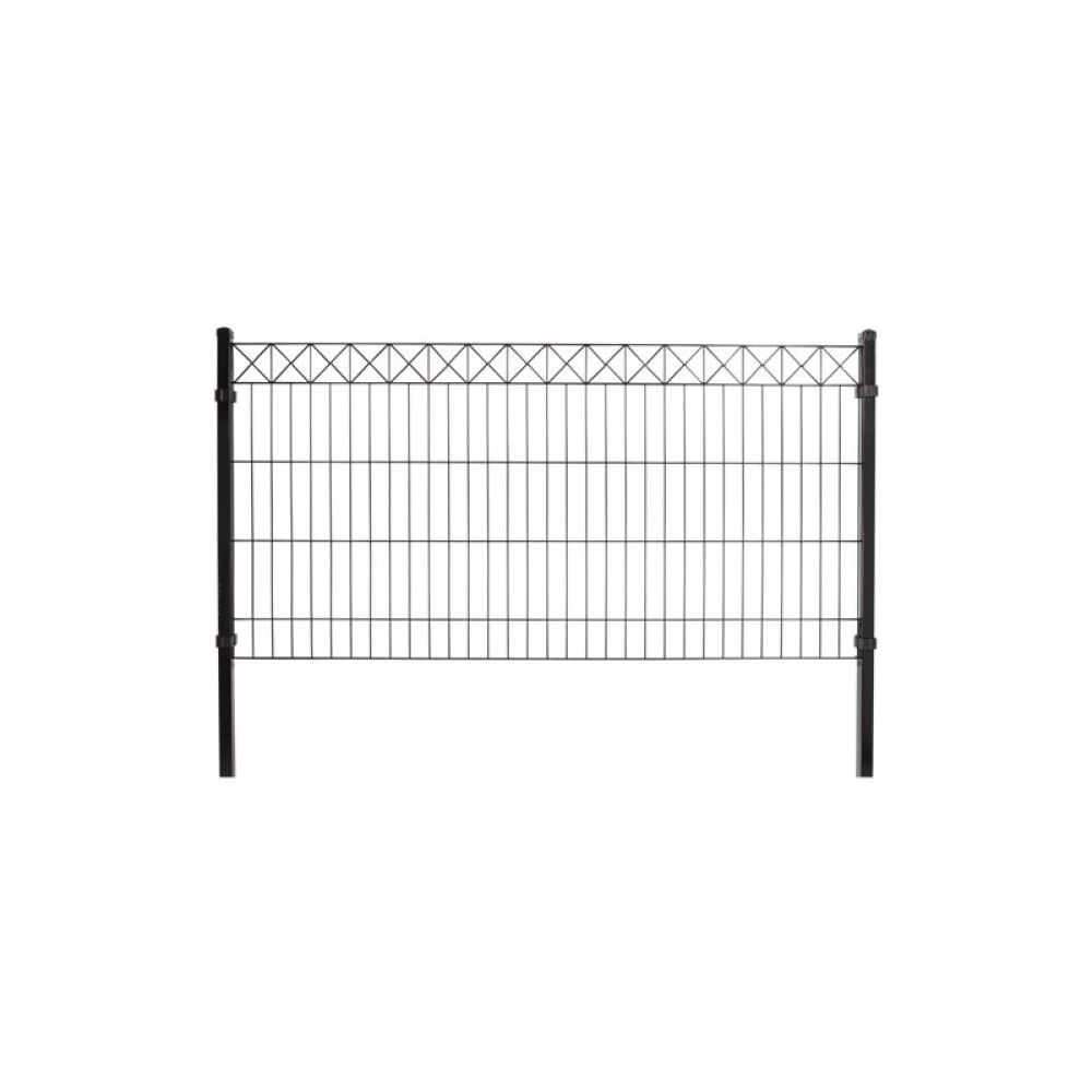 Paneeliaita 100 x 200 cm musta X-koriste