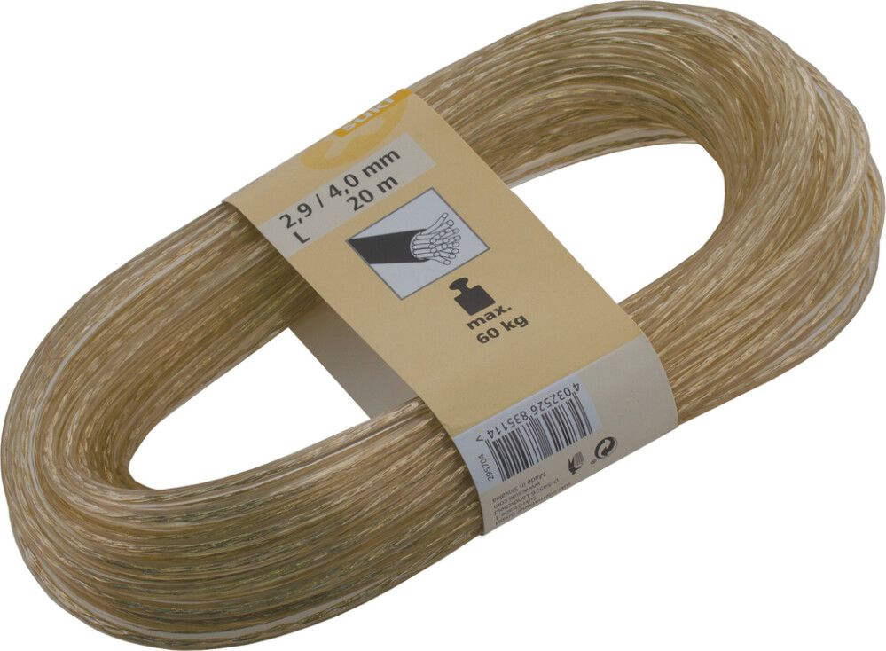 Vaijeri Suki PVC 3,0/4,0 mm x 20 m