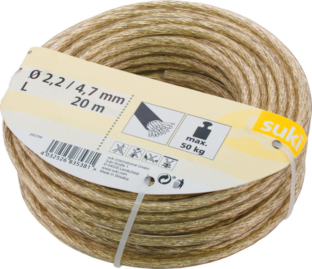 Vaijeri Suki PVC 2,2/4,7 mm x 20 m