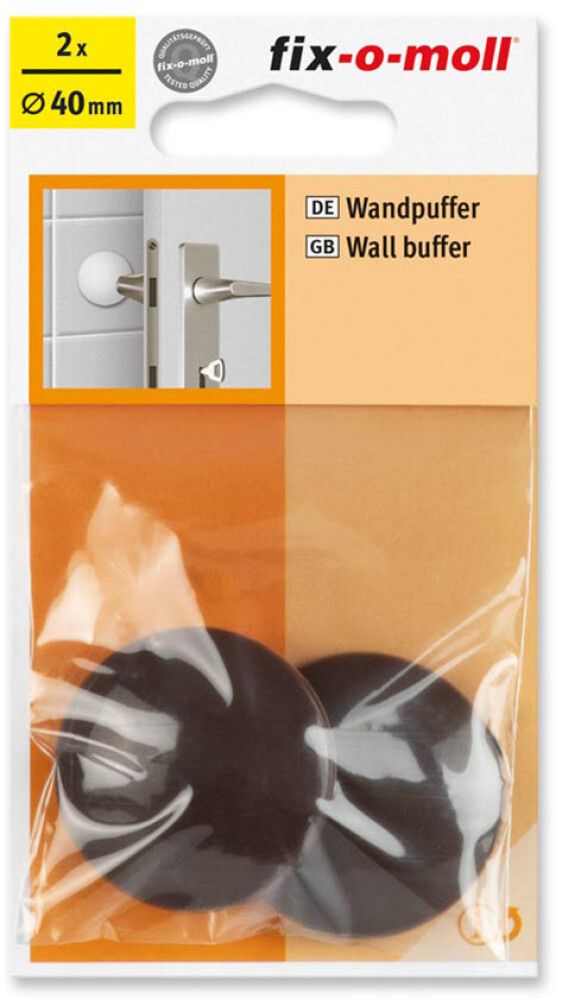 Ovenpysäytin Fix-o-moll 40 mm ruskea 2 kpl