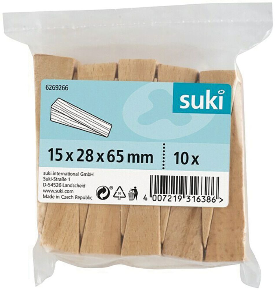 Huonekalukiila Suki 65 x 8 x 15 mm 10 kpl Pyökki