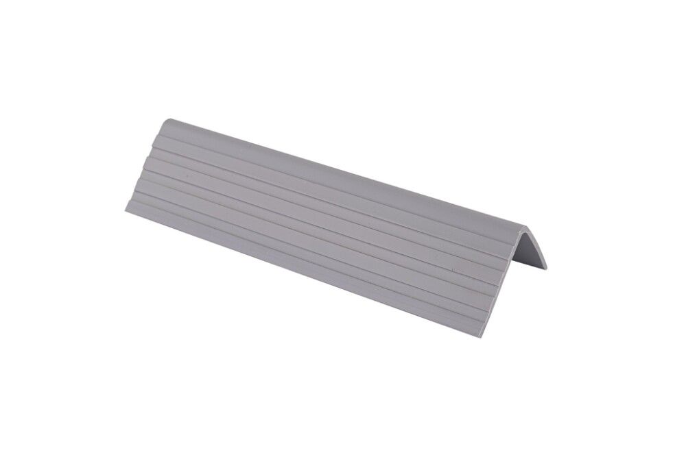 Askelkulmalista Maler PVC harmaa 38 x 37 x 2500 mm
