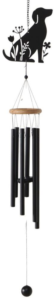 Tuulikello 90 cm musta lajitelma